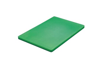 planche à découper materiel ch pro planche à découper verte 450 x 350 x 20 mm basse densité hygiplas