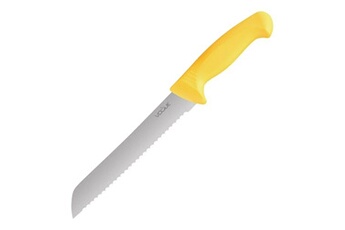 couteau vogue couteau inox à pain (l)200 mm, jaune