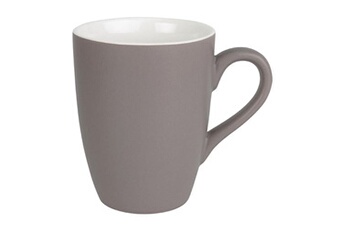 vaisselle olympia mug gris 320 ml - x 6 - - - porcelaine 115x110mm