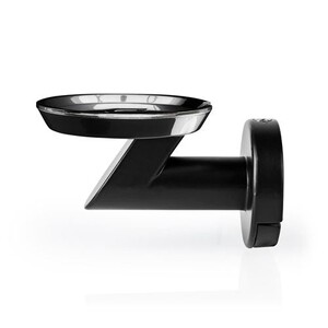 Support Mural Plastique Pour Enceinte Ou Routeur - Noir, 13x5.2x14.2 Cm, Libère De L'espace Sur Le Comptoir