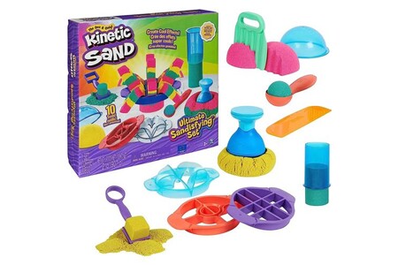Autres jeux créatifs Spin Master Sable kinétique Super Sandisfying Set