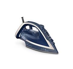 Calor Ultragliss Anti-Calc Plus FV6830C0 - Fer à vapeur - semelle : Durilium Airglide - 2800 Watt - bleu/argent