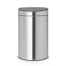 BRABANTIA Poubelle 40 Matt Steel Touch Bin 114823 - vue 2