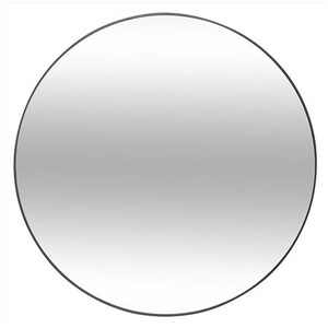 Miroir de décoration Atmosphera Miroir rond D110 Alice noir | Darty