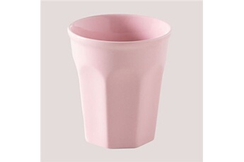 verrerie sklum lot de 4 verres en porcelaine (30 cl) giulin rose barbe à papa 10 cm