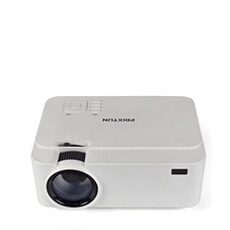 Vidéoprojecteur Portable PRIXTON Picasso - WiFi, 9000 Lumens, 260 ANSI, Full HD, écran 100" Inclus - Compatible Netflix, HDMI, USB, IOS/Android