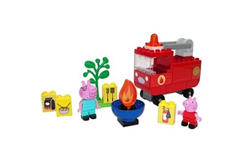 figurine de collection big peppa pig bloxx camion de pompier