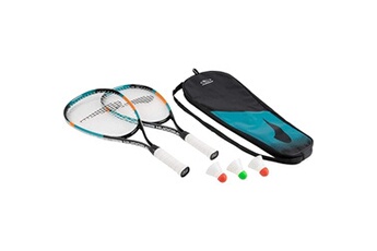 autre jeu de plein air hudora speed set - jeu de 2 raquettes de badminton avec sac de badminton
