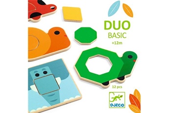 autre jeux éducatifs et électroniques djeco duobasic puzzle 12 pièces