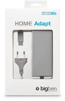 Home Adapt - Adaptateur secteur - 3.7 A - gris - pour Nintendo Wii, Nintendo Wii 101