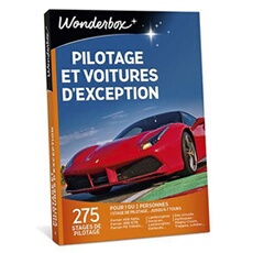 Coffret cadeau Pilotage et Voitures d'exception