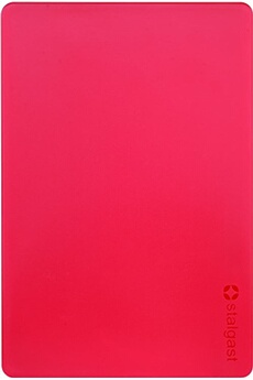 planche à découper stalgast planche à découper haccp 450 x 300 mm - coloris au choix - - rouge - polypropylène450 x300x13mm