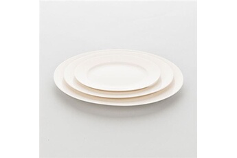 ustensile de cuisine stalgast plat porcelaine ovale liguria l 240 à 360 mm - x 6 - - - porcelainel 310 mm x170x20mm