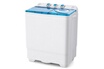 Giantex Mini Machine a Laver Portable à Double Cuve - Capacité 8,5 kg Blanc+Bleu photo 1