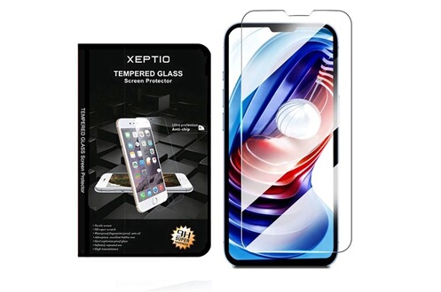 Protection d'écran pour smartphone XEPTIO Vitre en verre trempé pour Apple iPhone  15 Pro Max 5G 6,7 pouces 
