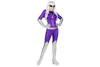 déguisement adulte widmann déguisement alien femme - s - violet - 69481