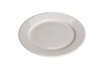 chauffe plat & assiette stalgast assiette plate porcelaine elegantia ø 205 mm - x 6 - - 20,5 cm porcelaine