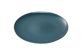 chauffe plat & assiette stalgast assiette plate porcelaine bleue ø 260 mm - - - porcelaine x35mm