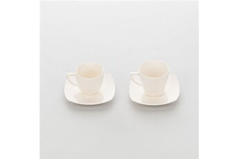 tasse et mugs stalgast tasse en porcelaine ecru et lisse liguria 230 ml - x 6 - - - porcelaine x75mm