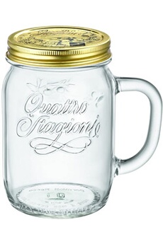 accessoire autour du vin stalgast mug bocal en verre 750 ml avec couvercle - x 8 - - 9,6 cm verre 75 cl