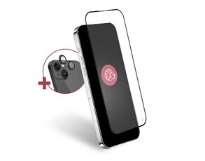 Pack protection d'écran Forceglass verre trempé + caméra lens iPhone 15 Plus - vue 2