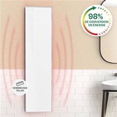 Radiateur infrarouge - Wonderwall 36 - Panneau chauffant - 120x30cm - 360W - Télécommande - Blanc