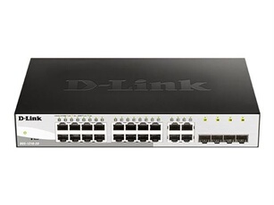 Web Smart DGS-1210-20 - Commutateur - 16 x 10/100/1000 + 4 x Gigabit SFP - de bureau, Montable sur rack - AC 100/230 V