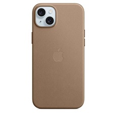 Coque en tissage fin avec MagSafe pour iPhone 15 Plus - Taupe