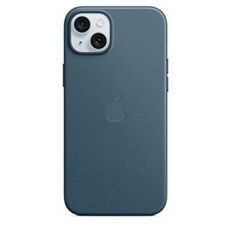 Coque en tissage fin avec MagSafe pour iPhone 15 Plus - Bleu Pacifique