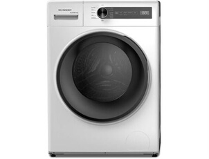 SCLLF814BW - Machine à laver - largeur : 59.6 cm - profondeur : 59 cm - hauteur : 85 cm - chargement frontal - 8 kg - 1400 tours/min - blanc