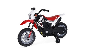 véhicule électrique pour enfant sweeek moto électrique enfant honda 6v blanche 1 place
