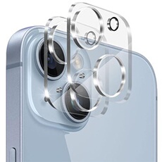 2 x Protection Objectif pour iPhone 15 Verre Trempé Anti-Rayures -