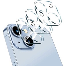 3 Protection Caméra en Verre Trempé pour iPhone 15 Antichoc Anti-Rayures -