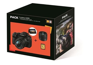 Pack Hybride G90 + 14-140mm + 25mm+ SD32Go
