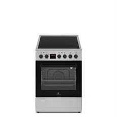 Continental Edison Cuisiniere Vitrocéramique Cecv50fcs 4 Feu L49.5 H82.7 P58 Cm Sil