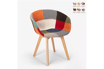 chaise ahd amazing home design chaise patchwork pour cuisine bar restaurant design nordique en bois et tissu pigeon