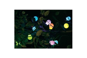 guirlande lumineuses smart garden guirlande solaire festive 20 ampoules led couleur changeante