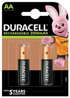 Duracell Recharge Ultra AA 2500 mAh Piles Rechargeable x2 - vue 4