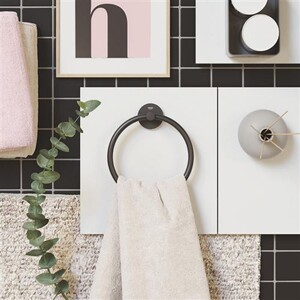 Porte-serviette Grohe Anneau porte-serviette Start Cube chromé Porte-serviette Grohe Anneau porte-serviette Start Cube chromé