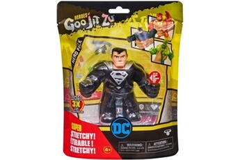 figurine superman armure noire 11cm - goo jit zu dc comics