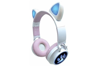 autre jeux éducatifs et électroniques lexibook casque audio 2-en-1 avec oreilles de chat pour écouter votre musique sans fil en bluetooth 5.0