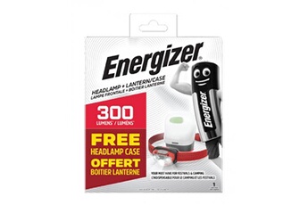 lampe de poche (standard) energizer summer pack / camping + vison hd 300 lumens (3 piles aaa incluses)