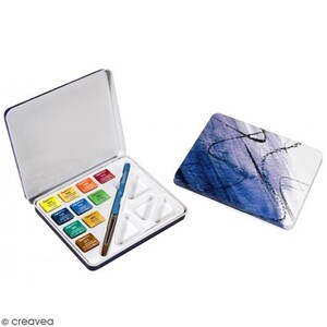 Boite de peinture aquarelle 48 couleurs (Gebraucht) in Chézard-St Boite de peinture aquarelle 48 couleurs (Gebraucht) in Chézard-St