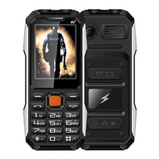 Smartphone YONIS Portable Antichoc Double SIM 2.4 Pouces Téléphone Incassable IP68 FM Orange + SD 32Go
