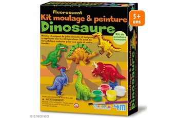 autres jeux créatifs 4m kit moulage et peinture - magnets dinosaure - 6 pcs