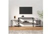 vidaXL Meuble TV Sonoma gris 157x35x52 cm bois d'ingénierie photo 4
