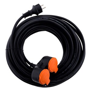 Prolongateur 2x 1,5mm² Orange 10m avec boîtier étanche Prolongateur 2x 1,5mm² Orange 10m avec boîtier étanche
