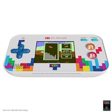 Console rétrogaming Just For Games Console rétrogaming Go Gamer Classic Portable Tetris Blanc et Bleu