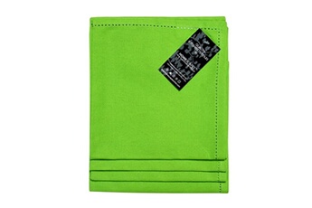 serviette de table homescapes lot de 4 serviettes de table en coton, citron vert