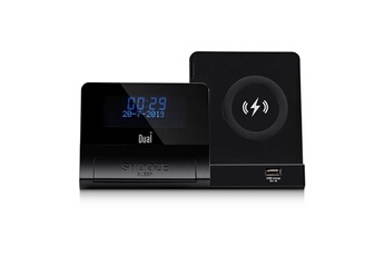 - Station radio réveil DAB+ numérique Bluetooth charge sans fil à induction